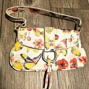 Leather Floral Butterfly